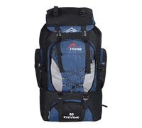 Genérico Mochila Deportiva Para Actividades Al Libre 80 L Ligera De Nailon Para Ciclismo Viajes Y Senderismo Unisex (Dark Blue 80)