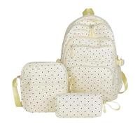 Genérico Mochila Escolar, Estética de, Lunares con Compartimentos | Ergonomic Pack Diario, Adolescente Estudiantes de, Infantil a Instituto, Vuelta al Cole, y Viaje Diario, Outdoor