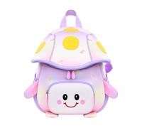 Generico Mochila extravagante Mochila impermeable mini lindo hongo, morado | Lindo Personaje De Dibujos Animados Mochilas Para Niñas Guardería Guardería Zoológico Actividades Snacks Juegos Jardín