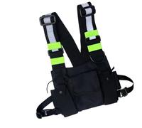 Genérico Mochila frontal para hombre,de pecho,Paquete de pecho funcional | Bolso reflexivo del almacenamiento del teléfono de la, bolsos funcionales chaleco para el bolso corriente de un ciclo
