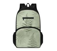Genérico Mochila Grande Helecho Verde Moda duradera