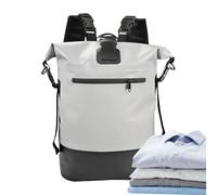Generico Mochila impermeable | 25 L Roll Top Closure Outdoor Bag,Dry Backpack | for Camping, Outdoor, Mountaineering, Trekking, Beach, Gym, Sports, Cycling, Gris, Consulte la descripción, Consulte la