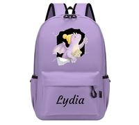 Genérico Mochila Infantil Personalizada con Nombre y Diseño, Mochila Escolar para Colegio, Mochila Bebe para Niñas/Niños de Guardería y Primaria 36cmx26cm (Morado)