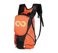 Generico Mochila LED | luminosa | Mochila ergonómica LED luminosa para ciclismo, desplazamiento, correr, urbano, senderismo, viajes, adultos, NARANJA, Consulte la descripción, Consulte la