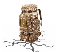 Genérico Mochila Militar Para Hombres - Bolsa Militar De Gran Capacidad De 80 L, Resistente Al Agua YDesgarro, Mochilas De Asalto Para Hombres Senderismo Caza Viajes Aire Libre Montañismo