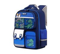 Genérico Mochila NiñA 3-5 AñOs,Mochila Escolar Para NiñOs De Tela Resistente Con Estampado De Dinosaurios De Gran Capacidad Con MúLtiples Bolsillos