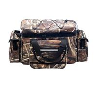 Generico Mochila organizadora impermeable de gran capacidad para hombres con correa acolchada para aparejos de caña y en mar y agua, Gris Marrón, Consulte la descripción, Consulte la descripción