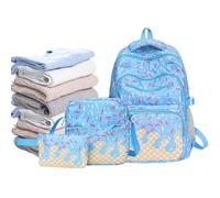 Genérico Mochila para Guardería Mochila 3 Piezas Estilo Con Compartimentos