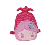 Genérico Mochila para niños, bonita mochila de nailon con bordado de dibujos animados, ideal para guarderías infantiles, duradera, elegante y funcional para estudiantes jóvenes. (Red, One Size)