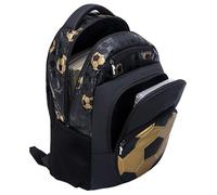 Genérico Mochila para niños de 8 a 10 años: mochilas escolar impermeable, diseño estilo fútbol, mochil de transporte, de viaje duradera, almacenamiento con múltiples bolsillos | Ideal para es