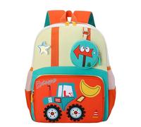 Genérico Mochila para niños ligera y duradera con estampado de carretilla elevadora mochila para niños y niñas para viajes al libre (Coffee One Size)