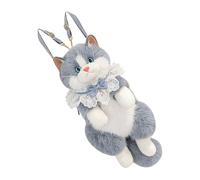 Genérico Mochila Peluche Gato - Bolsos de de Peluche,Bolso De Bonito | Para Mujeres Niñas Adultas Jóvenes Estudiantes Universitarias Y Viajeras Para Salidas Casuales Trabajo