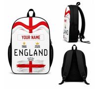 Genérico Mochila Personalizada Niña, Mochila Guarderia Pequeño Con Estampado De Banderas, Mochila Infantil Impermeable Y Resistente, Ideal Para Colegio Y Como Regalo De Vuelta Al Cole (Inglaterra)
