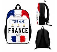 Genérico Mochila Personalizada Niña, Mochila Guarderia Pequeño Con Estampado De Banderas, Mochila Infantil Impermeable Y Resistente, Ideal Para Colegio Y Como Regalo De Vuelta Al Cole (Francia)