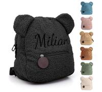 Genérico Mochila Personalizada Niño - Oso, Polyester, 10L, 28x27cm