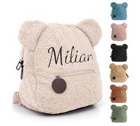 Genérico Mochila Personalizada Niño - Oso, Polyester, 10L, 28x27cm