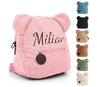 Genérico Mochila Personalizada Niño - Oso, Polyester, 10L, 28x27cm
