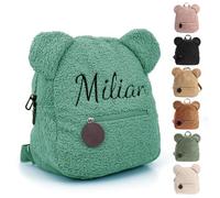 Genérico Mochila Personalizada Niño - Oso, Polyester, 10L, 28x27cm