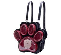Genérico Mochilas Bonitas para Niñas - Adorable Mochila de Patitas de Gato para Mujer,Mochila Ligera para Muñecas de Peluche para Niñas