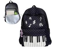 Genérico Mochilas Bonitas Para Niñas Gran Capacidad Con Lunares De Piano E