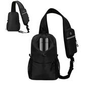 Genérico - Mochilas de Mensajero Resistentes al Agua - Bolsos De Ajustables Para Llevar Cruzado El Cuerpo - Para Trabajo Ocio Senderismo Aire Libre Viaje Deporte Correr