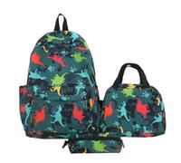Genérico Mochilas Escolares NiñA - Mochila Escolar Ligera Capacidad Diseño Dinosaurio Coche Reducción Carga Adecuada Alumnos Tercero Sexto Primaria