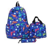 Genérico Mochilas Escolares NiñA - Mochila Escolar Ligera Capacidad Diseño Dinosaurio Coche Reducción Carga Adecuada Alumnos Tercero Sexto Primaria