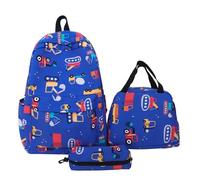 Genérico Mochilas Escolares NiñA - Mochila Escolar Ligera Capacidad Diseño Dinosaurio Coche Reducción Carga Adecuada Alumnos Tercero Sexto Primaria
