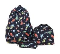 Genérico Mochilas Escolares NiñA - Mochila Escolar Ligera Capacidad Diseño Dinosaurio Coche Reducción Carga Adecuada Alumnos Tercero Sexto Primaria