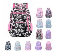 Genérico Mochilas Escolares Niña Mochila Infantil Tirantes Anchos Y Ajustables Mochilas Reflectantes Resistente Gran Capacidad E Ligero Mochila Niño Infantil Niña