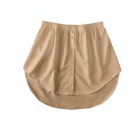 Genérico Moda 2022, Camisa versátil para Mujer, suéter, Falda superpuesta, Mitad Inferior y minifaldas a Cuadros para Mujer (Khaki, XXXL)
