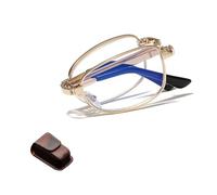 Genérico Moda Gafas De Lectura, Gafas De Presbicia De Multifocales Progresivas Gafas De Filtro Luz Anti-azul Lentes Para Hombres Y Mujeres, Lectores Plegables, Incluye Estuche Para Gafas(X1.00)