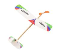 Genérico Model Airplane - ABS, 18.5x17.72in Airplane Assembling Toy Rubber Band Powered | Glider Plane, Kids and Educational Outdoor Toy For Birthdays, Carnivals, Parties, and Playtime
