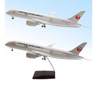 Genérico Modelo De Avión B787 Japan Airlines A Escala 1:130. Grande Realista con Ruedas Y Luces. Ideal For Coleccionistas Regalos. Esta Réplica Es Una Pieza Exhibición Imprescindible(Upgrade)