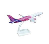 Generico Modelo de avión fundido Airbus A321 Wizz Air de 20 cm - Avión premontado para niños y coleccionistas