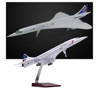 Genérico Modelo De Avión Supersónico Concorde Singapore Airlines A Escala 1:125: Diseño Morro Móvil Y Tren Aterrizaje Desmontable. Ideal For Entusiastas La Aviación Aficionados A Historia(Advanced)