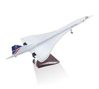 Genérico Modelo De Avión Supersónico Concorde Singapore Airlines A Escala 1:125: Diseño Morro Móvil Y Tren Aterrizaje Desmontable. Ideal For Entusiastas La Aviación Aficionados A Historia(Normal)