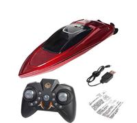 Generico Modelo de Barco RC - Juguetes De Piscina Y Agua Con Stunt Racing A 2.4G | Barco RC Rápido | Para Niños Y Niñas De 4 A 12 Años Para Piscina Lago Estanque Río Playa Y Al Aire Libre