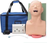 Genérico Modelo de enseñanza de maniquí de intubación, Entrenador de manejo de vías respiratorias para adultos, Modelo de simulador de entrenamiento de intubación traqueal, Capacitación en educación