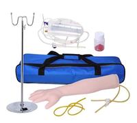 Genérico Modelo de entrenamiento de inyección intravenosa, Modelo de práctica de brazo IV, Brazo de entrenamiento de venopunción y flebotomía para médico aprendiz de enfermera Infusión de inyección