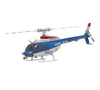 Generico Modelo de helicóptero RC C138 Pro a Escala 1/33, helicóptero de Control Remoto sin Barra estabilizadora de un Solo Rotor 2.4G 6CH, Vuelo invertido con un Solo Toque, para Adultos (RTF)