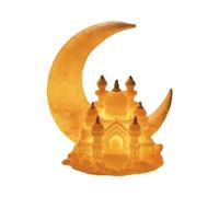 Genérico Modelo de Mezquita,Figurina 3D Iluminada del Festival del Medio Oriente,Festivo De Estatuilla - para Coleccionistas Amantes De La Artesanía Hogar Oficina Dormitorio Salón