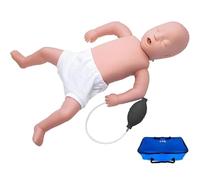 Genérico Modelo de Primeros Auxilios para Bebés, Muñeco de Entrenamiento en Primeros Auxilios para Bebés, Maniquí Avanzado de RCP y Atragantamiento con Bolsa, Maniquí Profesional