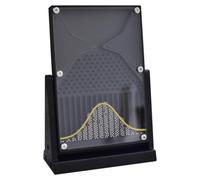 Genérico Modelo Matemático de Tablero de Galton de 7,1 * 4,7 Pulgadas | Kit de Aprendizaje de Probabilidad y Estadística, Demostración de Enseñanza de Probabilidad, para Laboratorio Escolar