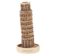 Genérico Modelo Mini Torre Inclinada de Pisa en Resina Escultura Decorativa para Escritorio y Hogar Adorno Arquitectónico Italiano para Amantes Historia