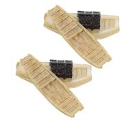 Genérico Modelos Miniatura de Barco de Madera 4 Piezas, Decoración Náutica para Micropaisaje, Accesorios Decorativos Realistas, Adornos para Hogar y Oficina, Colores Color Color Aleatorio