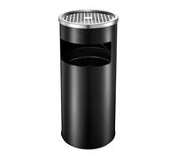 Genérico Modern Ash Waste Bin - Compact Kitchen Bins, 60x25cm Trash Bin with Anti Slip Base, Sturdy Stainless Steel Garbage Container, Home Kitchen Wastebasket, Trash Baskets for Waste Disposal