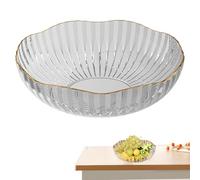 Genérico Modern Fruit Tray - Multipurpose Snack Plate for Kitchen Serving | Large Fruit Basket with Stylish Holder for Fruits Bread Desserts Appetizers Home Dining Table