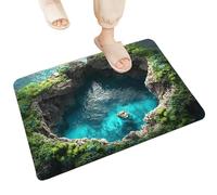 Genérico Modern Illusion Carpet - 3D Rug for Non Slip Safety | Soft Plush Fabric with Thick Cushion, Floor Mat Decoration, Home Living Room Bedroom Kitchen Shower Tub Toilet Front Door Apartment