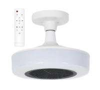 Genérico Modern LED Ceiling Light - 9.84 Inches Ceramic Heater Fan | Flame Retardant Lamp Body - Integrated Lighting For Bathroom Bedroom Living Room Dorm Hotel Bathrooms Kitchens Restaurant